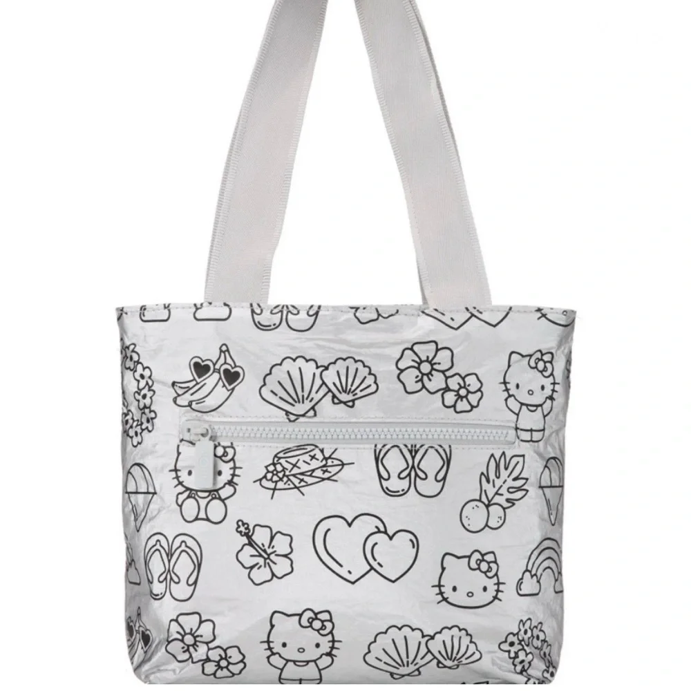 ALOHA Collection Hello Kitty Silver Mini Tote Bag Exclusive - Picture 3 of 3